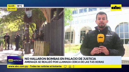 No hallaron bombas en Palacio de Justicia