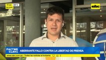 Luis Bareiro habla sobre el aberrante fallo contra la libertad de prensa