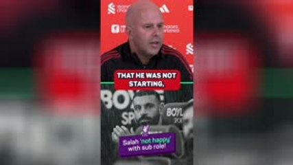 Salah 'not happy' with sub role - Slot