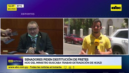 Senadores piden destitución de Fretes