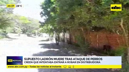 Supuesto ladrón muere tras ataque de perros