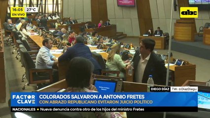 Con ‘‘abrazo republicano’' evitaron juicio político