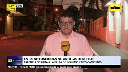 En Ips no funcionan ni las sillas de ruedas