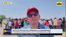 Nativos protestan cerrando la transchaco