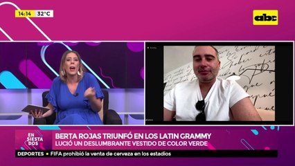 Berta Rojas triunfó en los Latin Grammy