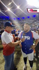 Andrés Chaparro feliz de participar en el Jonrón Derbi de Pepsi