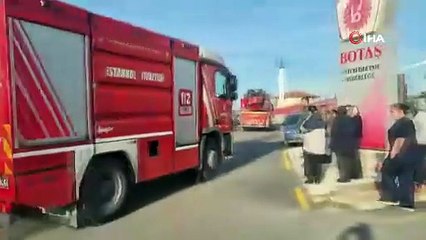 Silivri'de BOTAŞ tesislerinde yangın