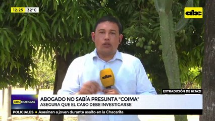 Abogado no sabía presunta “coima”