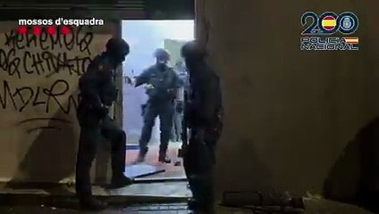 Operativo de Mossos y Policía Nacional contra una red de tráfico de drogas en Barcelona y Tarragona