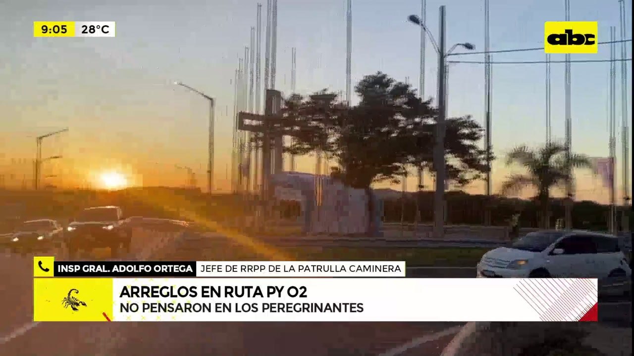 Arreglos en la ruta PY 02