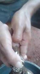 Hallazgo de la imagen tallada de una virgen causa asombro