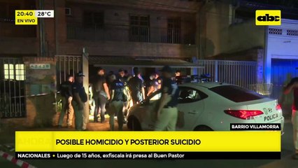 Posible homicidio y posterior suicidio