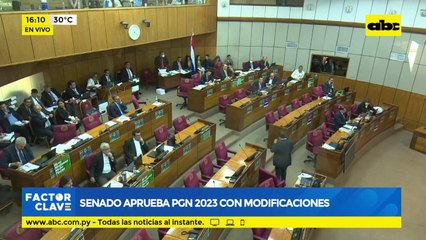 Senado aprueba PGN 2023 con modificaciones
