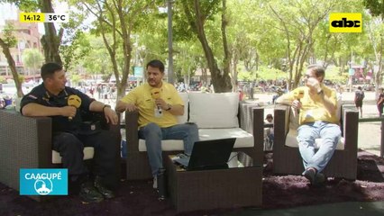 Operativo seguridad en Caacupé