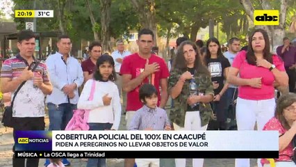 Cobertura policial del 100% en Caacupé
