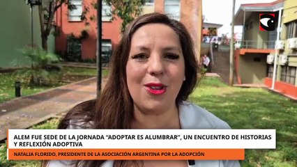 Alem fue sede de la jornada “Adoptar es Alumbrar”, un encuentro de historias y reflexión adoptiva