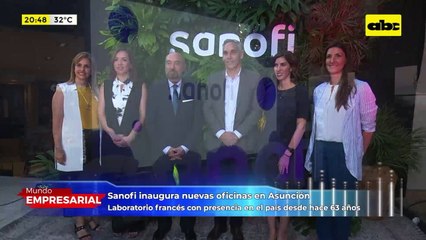 Sanofi inaugura nuevas oficinas en Asunción