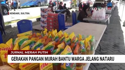 Gerakan Pangan Murah di Kendari Diserbu Warga Jelang Natal-Tahun Baru | JMP