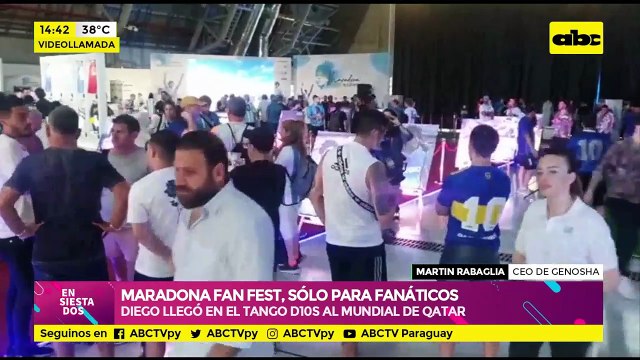 Maradona fan fest, solo para fanáticos