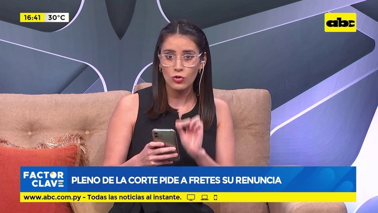 Pleno de la Corte pide a Fretes su renuncia