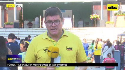 Tercer día del novenario en Caacupé