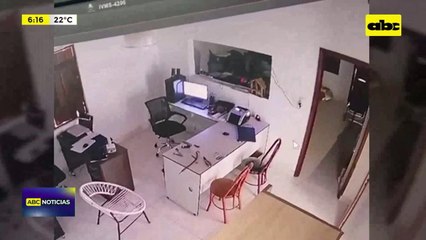 El circuito cerrado delató a un ladrón