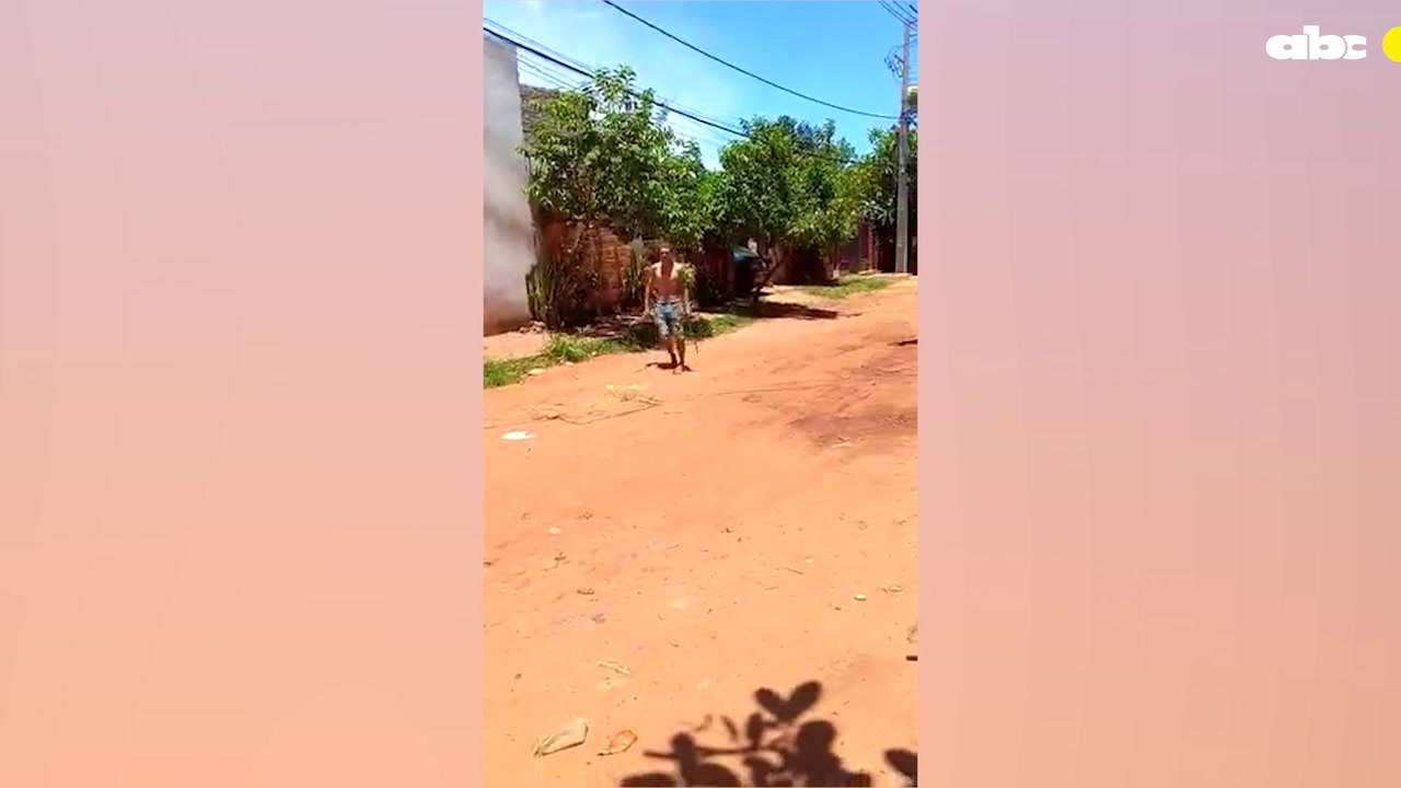Procedimiento policial en Luque