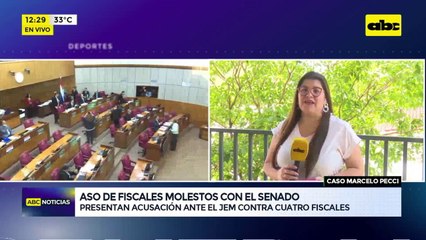 ASO de fiscales molestos con el senado