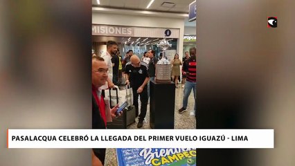 Passalacqua celebró la inauguración del vuelo Iguazú–Lima y destacó el impacto económico y turístico