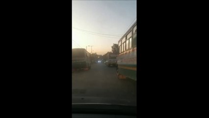 Video Denuncian Que Buses Taponan Calles En Luque Para Cargar Combustible En Estación De Servicio Del Grupo Cartes En La Víspera De Las Elecciones Internas Partidarias