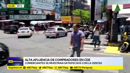 Alta afluencia de compradores