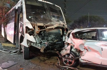VIDEO | Choque múltiple deja 33 heridos y caos vial en García, Nuevo León