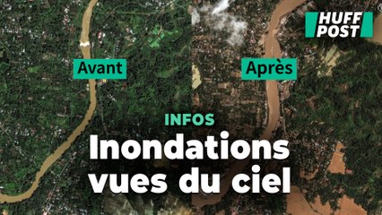 Les inondations en Asie ont provoqué des dégâts visibles depuis l'espace