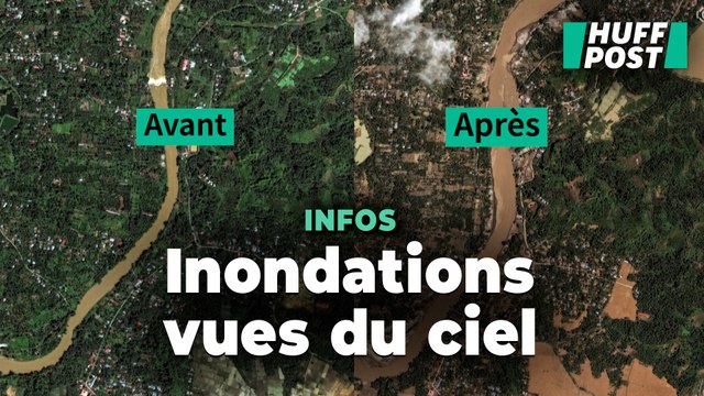 Les inondations en Asie ont provoqué des dégâts visibles depuis l'espace