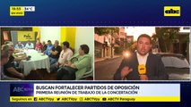 Buscan fortalecer partidos de oposición