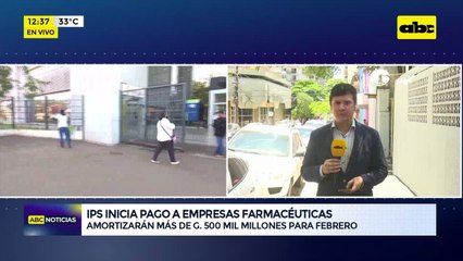 IPS inicia pago a empresas farmacéuticas