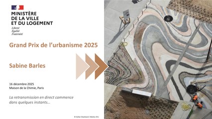 Cérémonie du Grand Prix de l'urbanisme 2025