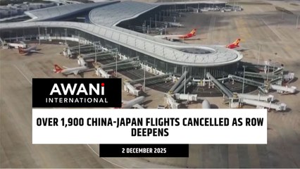 Over 1,900 China-Japan flights cancelled as row deepens