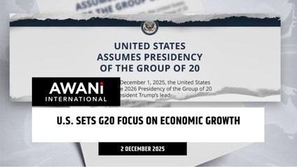 U.S. sets G20 focus on economic growth