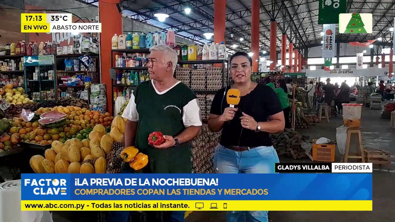 ¡La previa de la nochebuena! compradores copan las tiendas y mercados