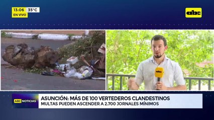 Asunción: más de 100 vertederos clandestinos
