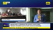 Absuelven a Cardenas en quinto juicio oral