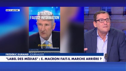 Frédéric Durand : «Le pouvoir veut mélanger opinions et faits pour pouvoir interdire les opinions»