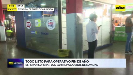 Todo listo para operativo fin de año