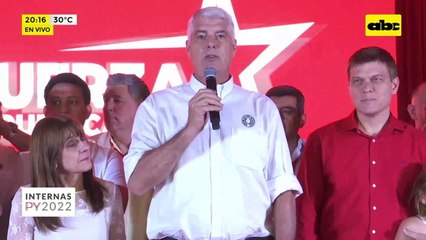 Internas 2022: Arnoldo Wiens reconoce derrota ante Santiago Peña
