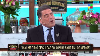 Luis Ventura arremetió en Polémica en el Bar contra Jorge Rial con una dura advertencia
