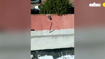 Graban Video De Balacera Entre Policías Y Malvivientes Desde Un Edificio