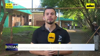 Motochorros asesinan a joven en Luque
