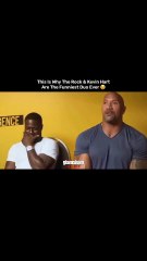 When The Rock starts mimicking Kevin, you just know chaos is about to hit the room. These two can’t even sit still without turning it into a comedy show 😂  #glamsham #therock #kevinhart #funnymoments #comedyduo #centralintelligence  glamsham, the rock, k