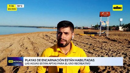 Playas de Encarnación ya están habilitadas